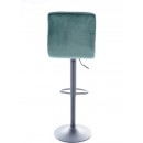 Стул барный SIGNAL C105 Velvet Bluvel 78 зеленый/черный